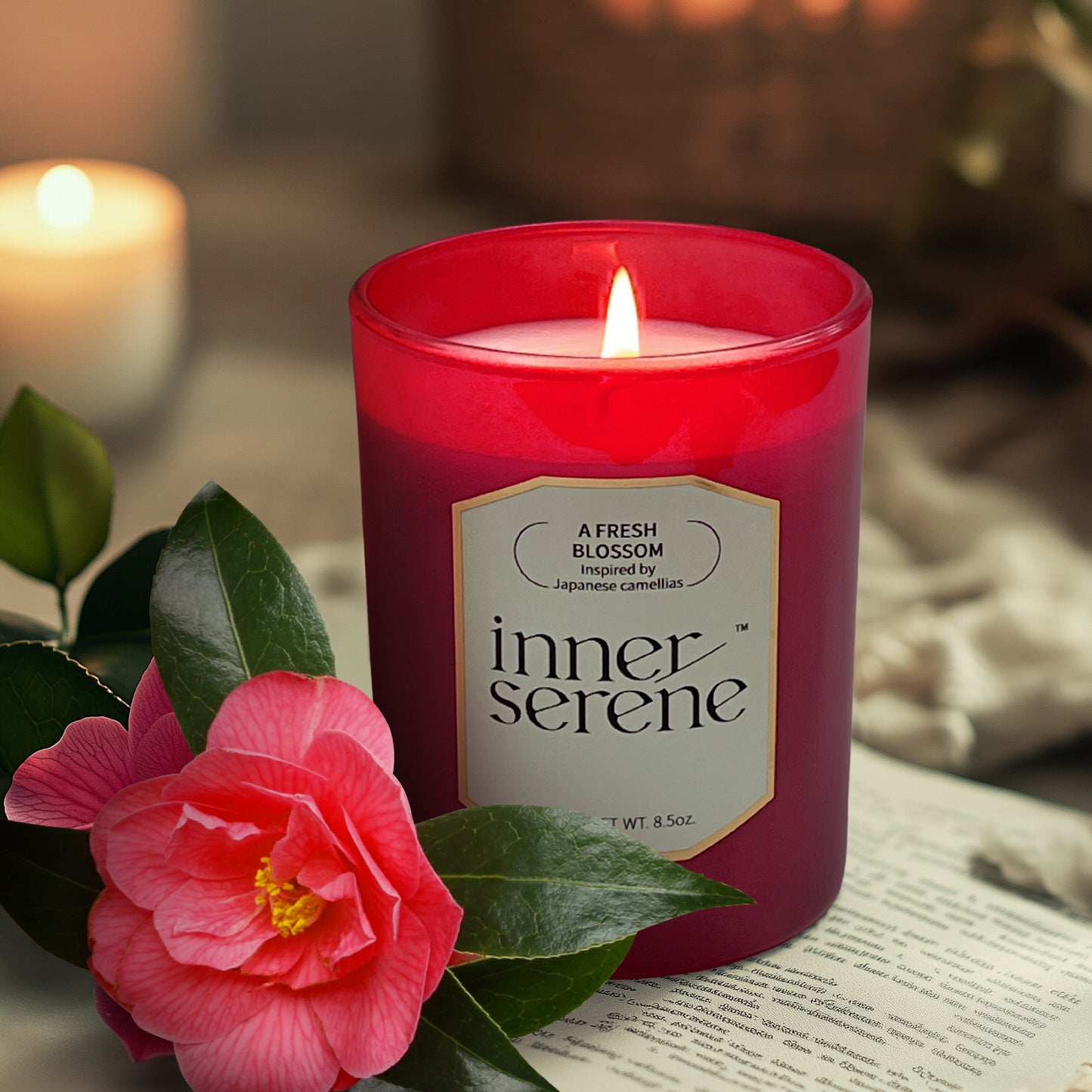 Floral Bundle - Set of 2 Candles 8.5oz(each)