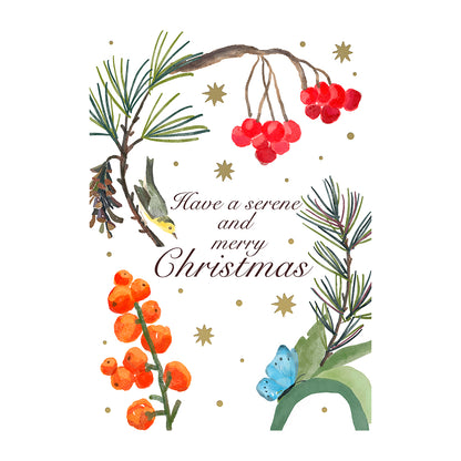 Christmas card - Specially paired with Christmas gift set