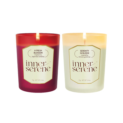 Floral Bundle - Set of 2 Candles 2.4oz（each）